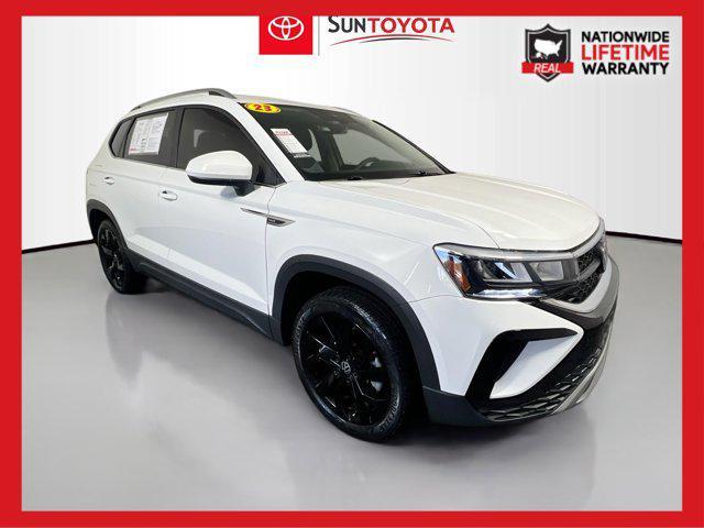 used 2023 Volkswagen Taos car, priced at $19,363