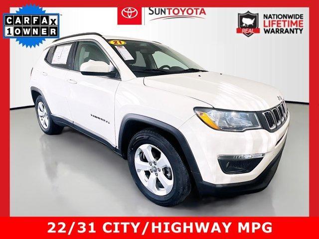 used 2021 Jeep Compass car, priced at $14,710