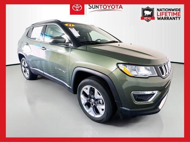 used 2021 Jeep Compass car, priced at $17,620