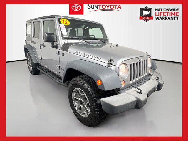 used 2015 Jeep Wrangler Unlimited car, priced at $16,972