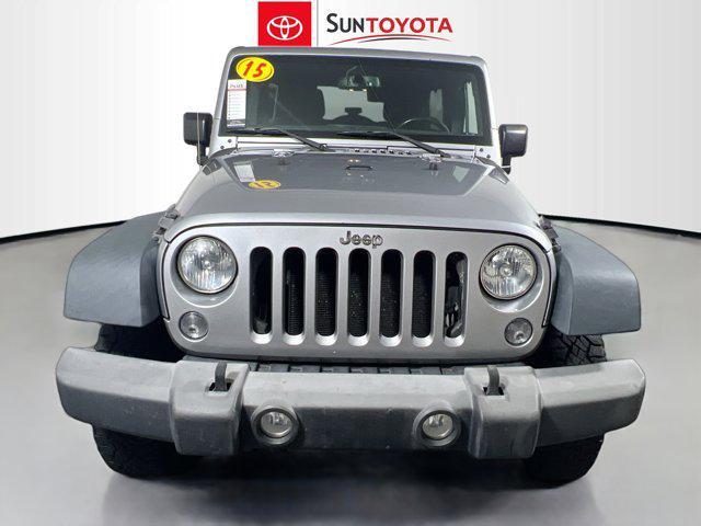 used 2015 Jeep Wrangler Unlimited car, priced at $16,972