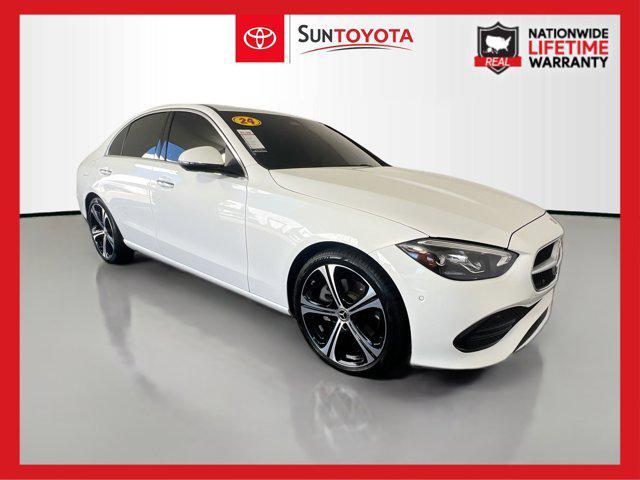 used 2024 Mercedes-Benz C-Class car, priced at $35,989
