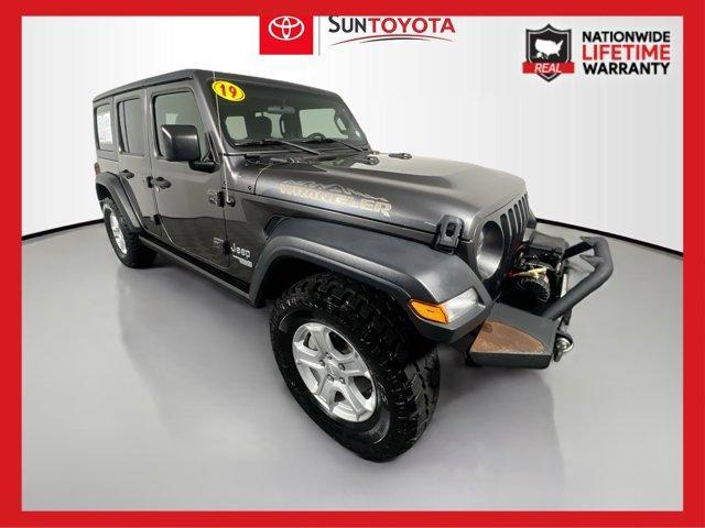 used 2019 Jeep Wrangler Unlimited car, priced at $26,674