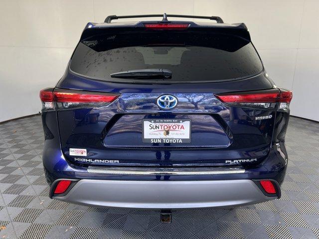used 2021 Toyota Highlander Hybrid car, priced at $43,376