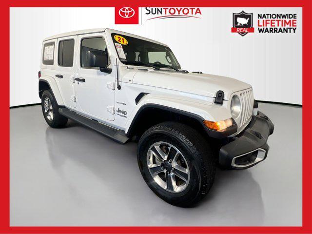 used 2021 Jeep Wrangler Unlimited car, priced at $35,390