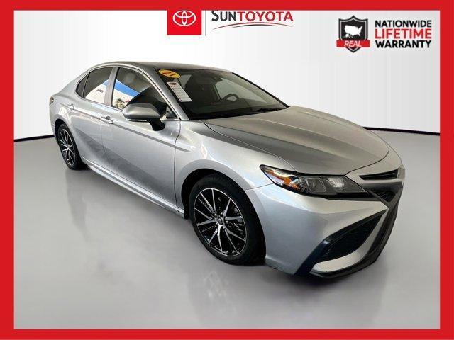 used 2021 Toyota Camry car, priced at $20,989