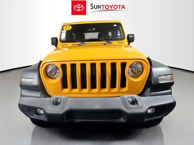 used 2021 Jeep Wrangler Unlimited car, priced at $27,912