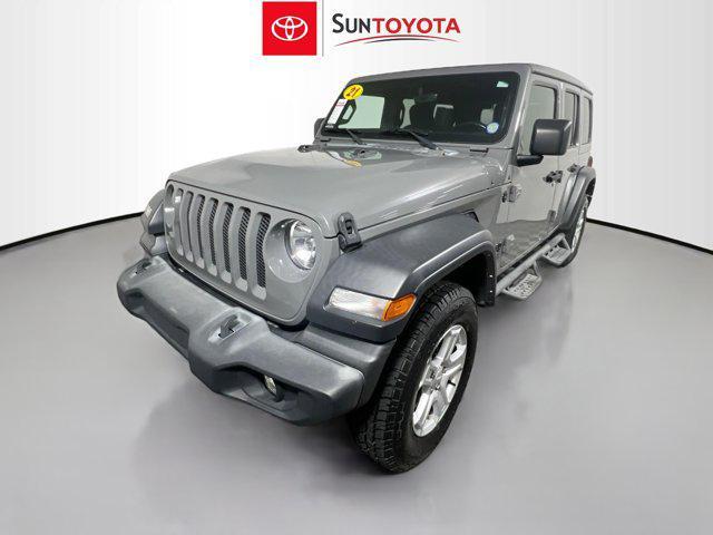 used 2021 Jeep Wrangler Unlimited car, priced at $31,979