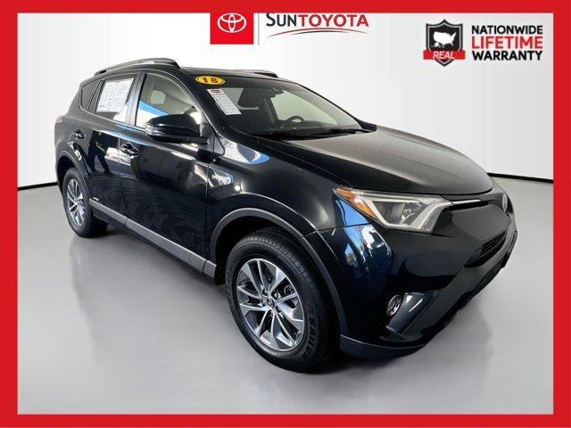 used 2018 Toyota RAV4 Hybrid car, priced at $21,157