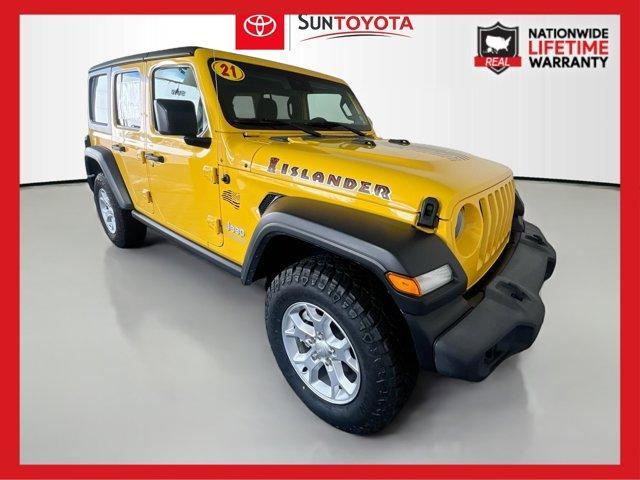 used 2021 Jeep Wrangler Unlimited car, priced at $29,977