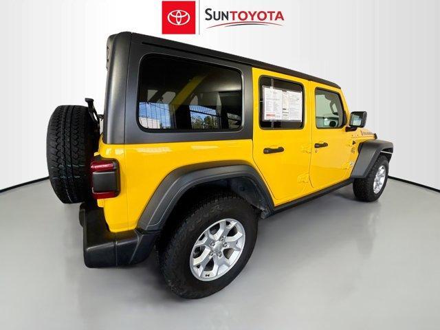 used 2021 Jeep Wrangler Unlimited car, priced at $29,977