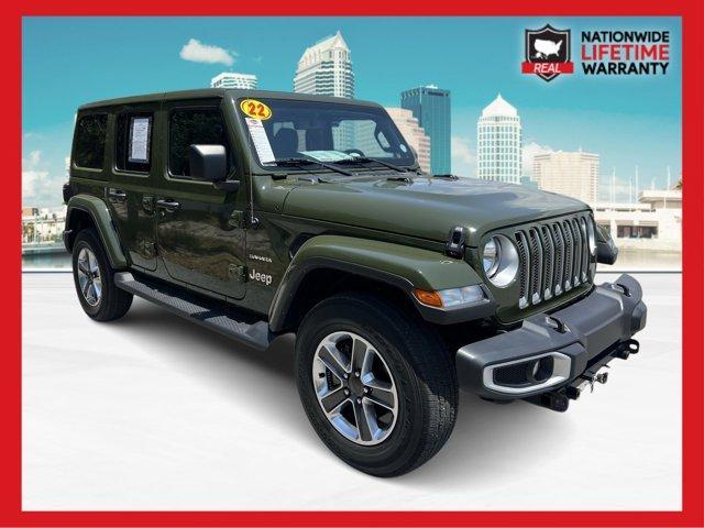 used 2022 Jeep Wrangler Unlimited car, priced at $38,395