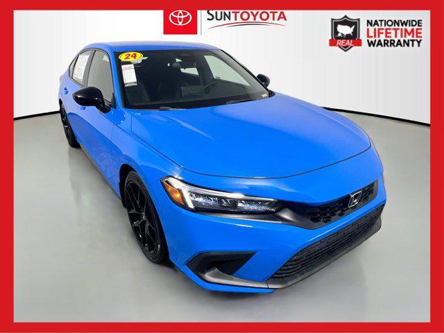 used 2024 Honda Civic car, priced at $23,050