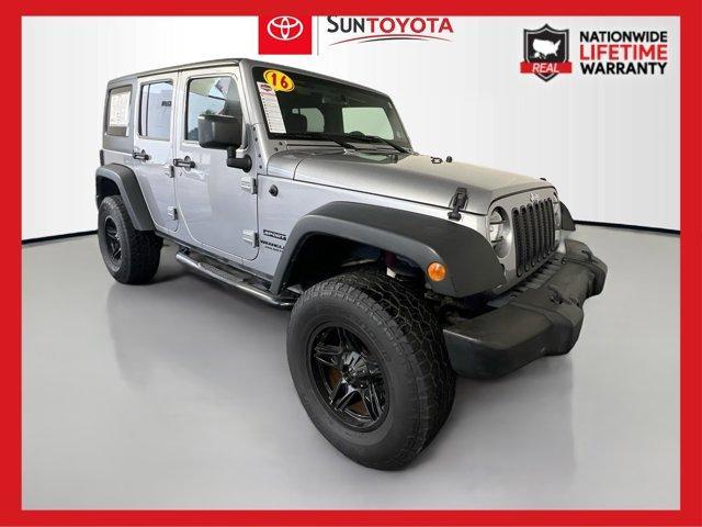 used 2016 Jeep Wrangler Unlimited car, priced at $18,459