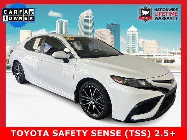 used 2021 Toyota Camry Hybrid car, priced at $22,456