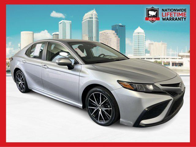 used 2021 Toyota Camry car, priced at $21,450