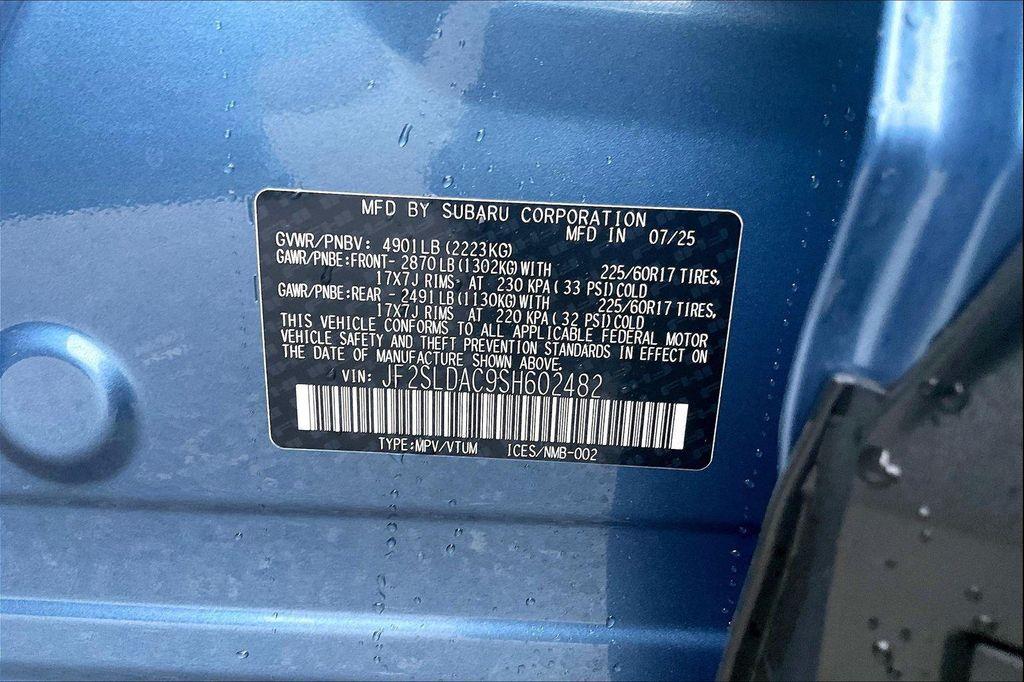 new 2025 Subaru Forester car, priced at $30,340