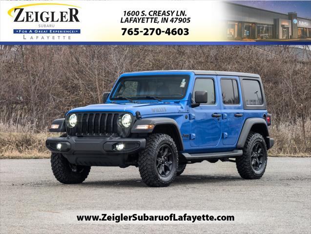 used 2021 Jeep Wrangler car, priced at $29,544