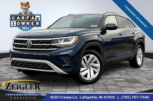 used 2021 Volkswagen Atlas Cross Sport car, priced at $24,708