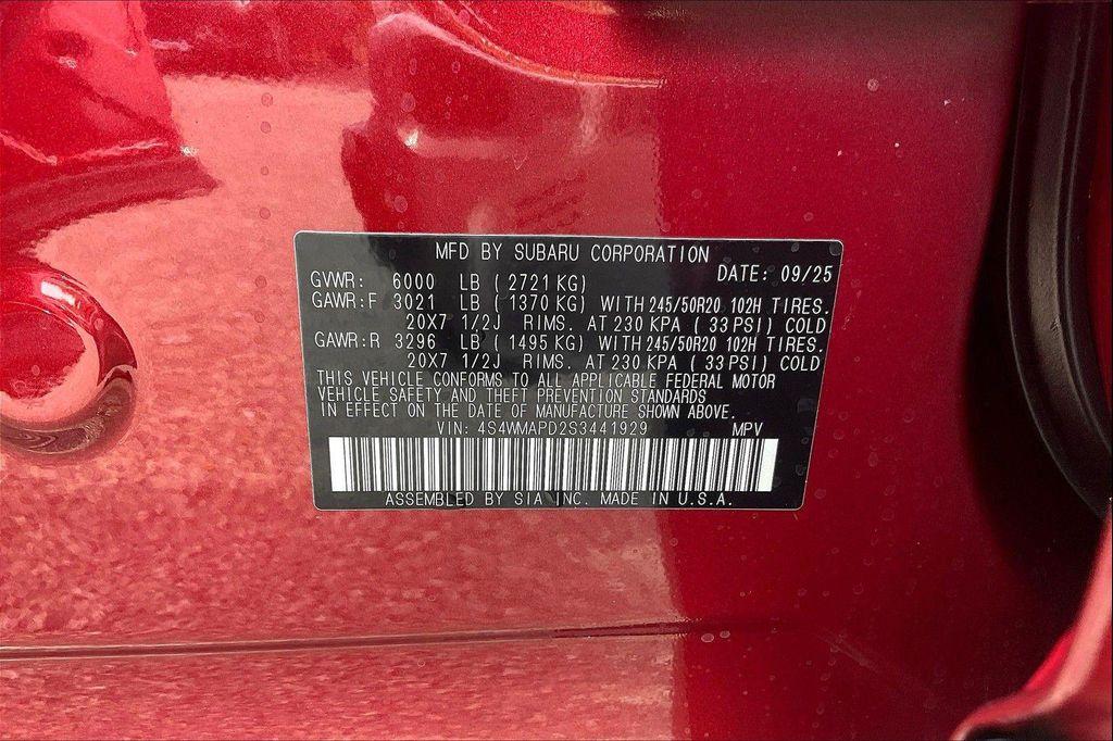 new 2025 Subaru Ascent car, priced at $47,649
