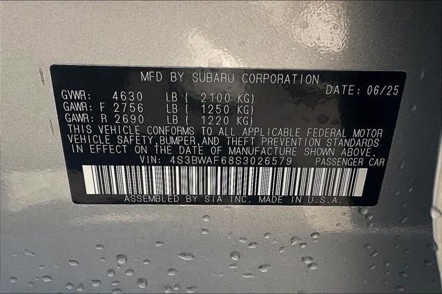 new 2025 Subaru Legacy car, priced at $33,071