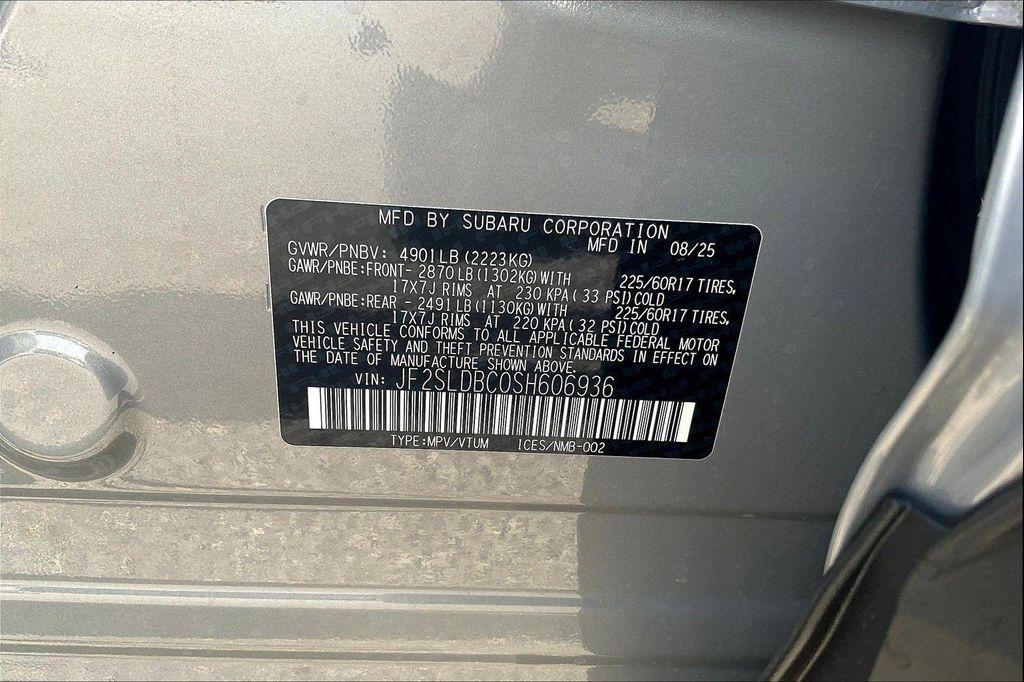 new 2025 Subaru Forester car, priced at $34,221