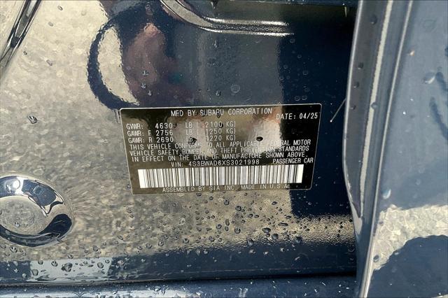 new 2025 Subaru Legacy car, priced at $29,954