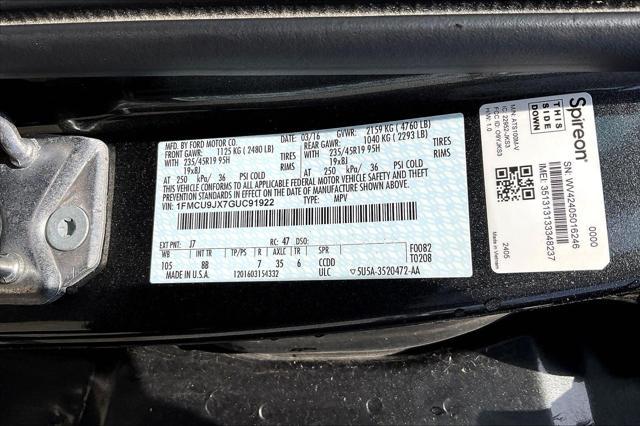 used 2016 Ford Escape car, priced at $13,999