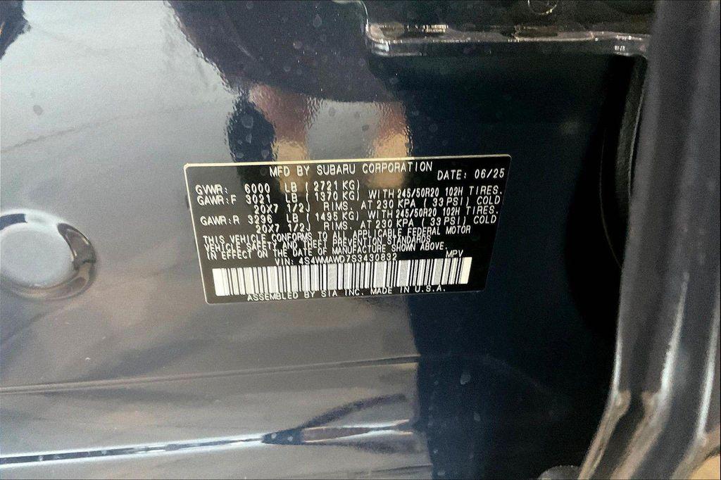 new 2025 Subaru Ascent car, priced at $51,784