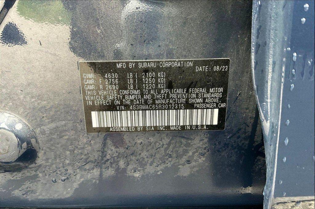 used 2024 Subaru Legacy car, priced at $24,269