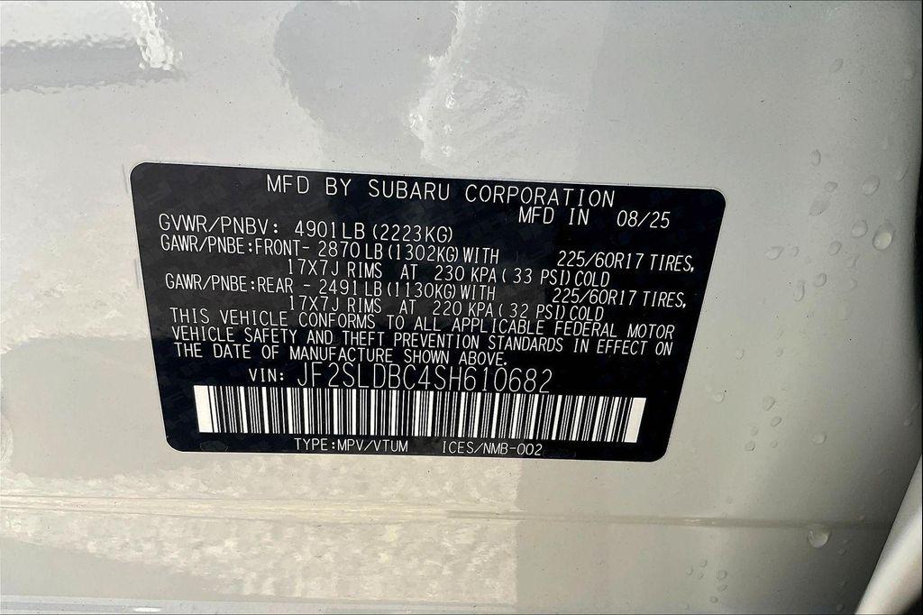 new 2025 Subaru Forester car, priced at $34,029