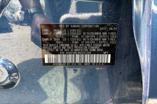 used 2022 Subaru Outback car, priced at $29,345