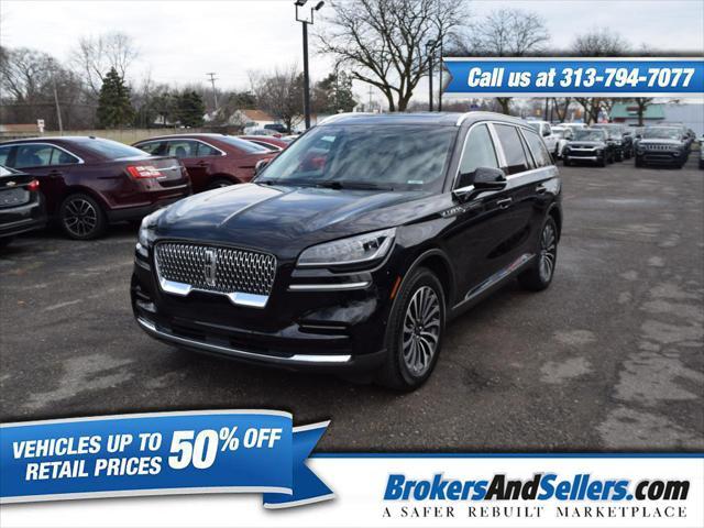 used 2023 Lincoln Aviator car, priced at $37,500