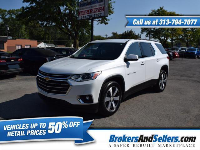 used 2021 Chevrolet Traverse car, priced at $15,500