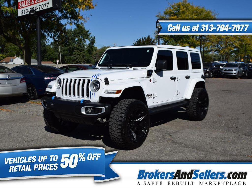used 2022 Jeep Wrangler Unlimited 4xe car, priced at $28,995