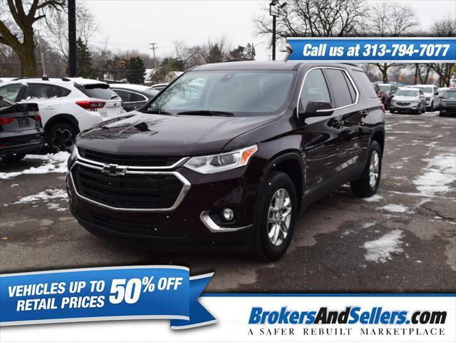 used 2021 Chevrolet Traverse car, priced at $17,995