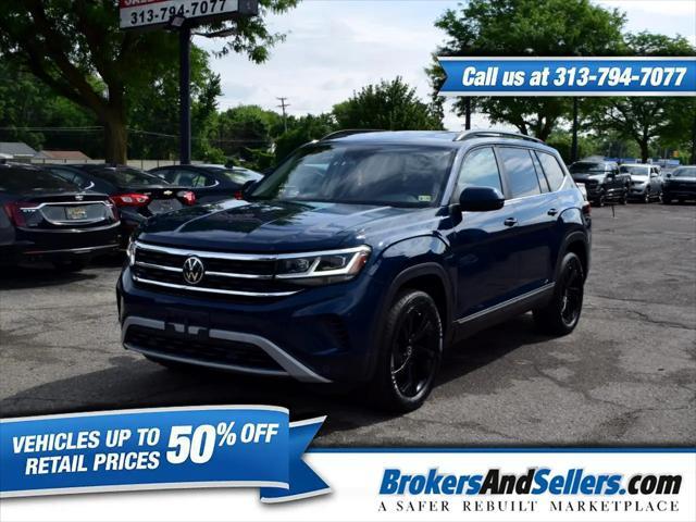 used 2022 Volkswagen Atlas car, priced at $19,995