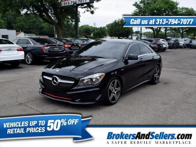 used 2016 Mercedes-Benz CLA-Class car, priced at $11,995