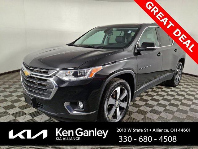 used 2021 Chevrolet Traverse car, priced at $23,472