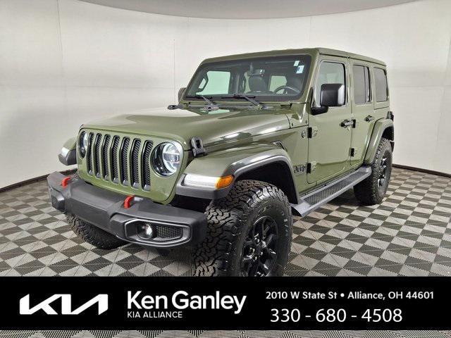 used 2021 Jeep Wrangler Unlimited car, priced at $34,530