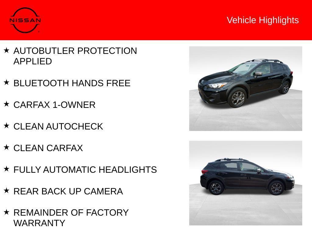 used 2022 Subaru Crosstrek car, priced at $24,906