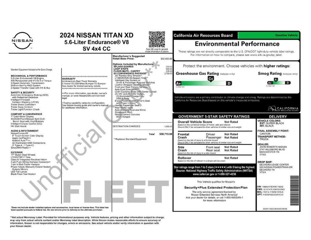 used 2024 Nissan Titan XD car