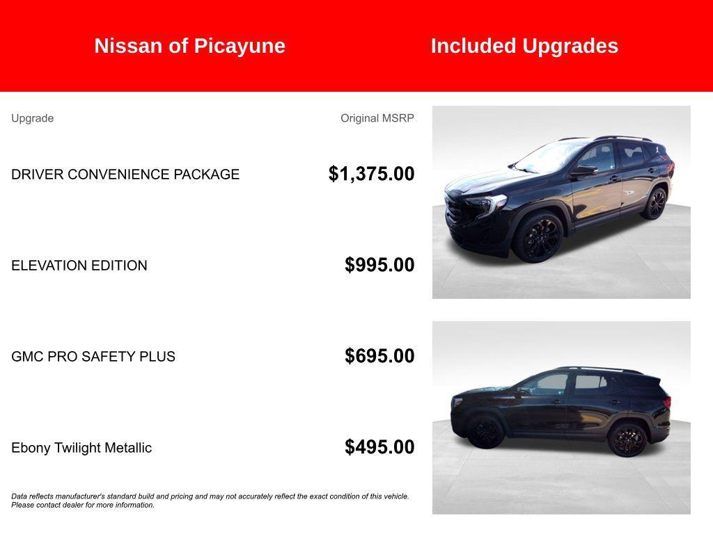 used 2021 GMC Terrain car, priced at $18,742