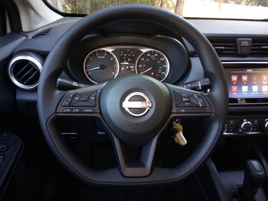 new 2025 Nissan Versa car, priced at $20,672