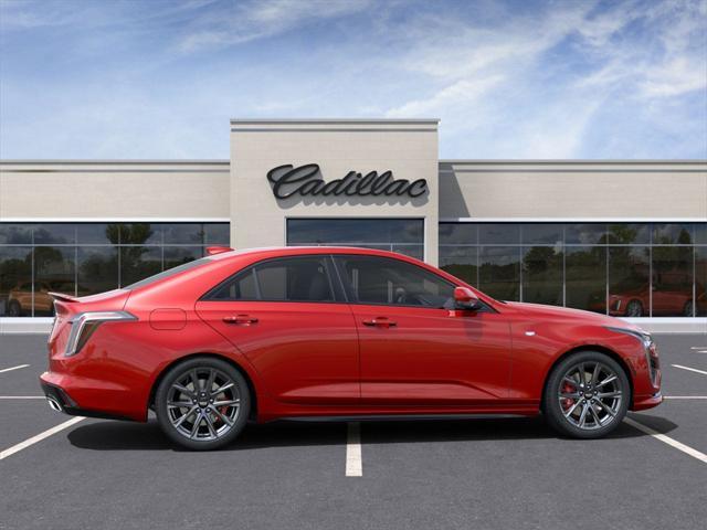 new 2025 Cadillac CT4 car, priced at $53,275