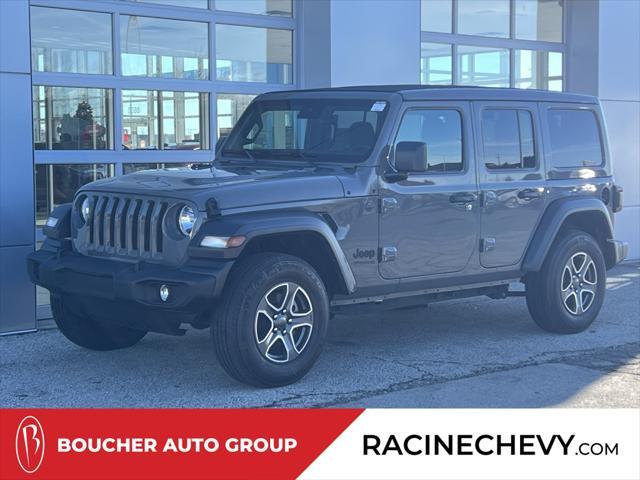 used 2022 Jeep Wrangler Unlimited car, priced at $29,896