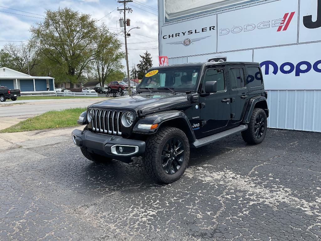 used 2021 Jeep Wrangler Unlimited 4xe car, priced at $33,900