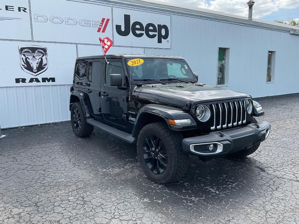 used 2021 Jeep Wrangler Unlimited 4xe car, priced at $33,900