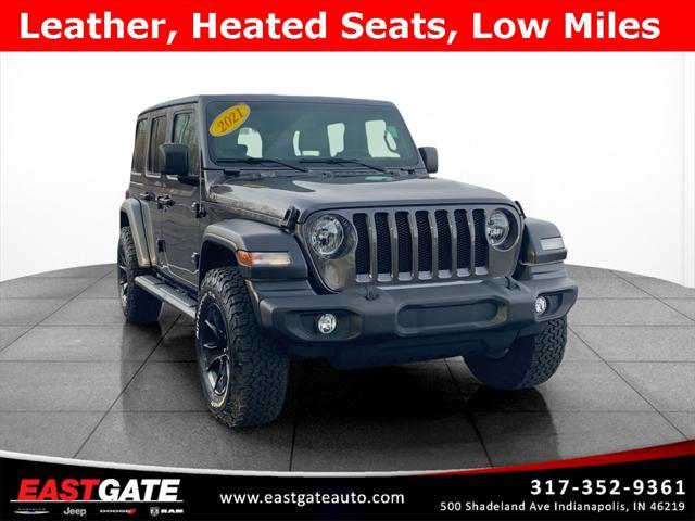 used 2021 Jeep Wrangler Unlimited car, priced at $30,750