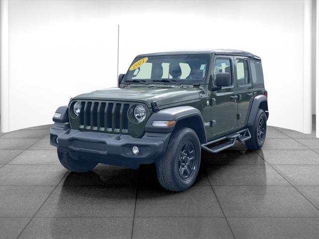 used 2021 Jeep Wrangler Unlimited car, priced at $27,500